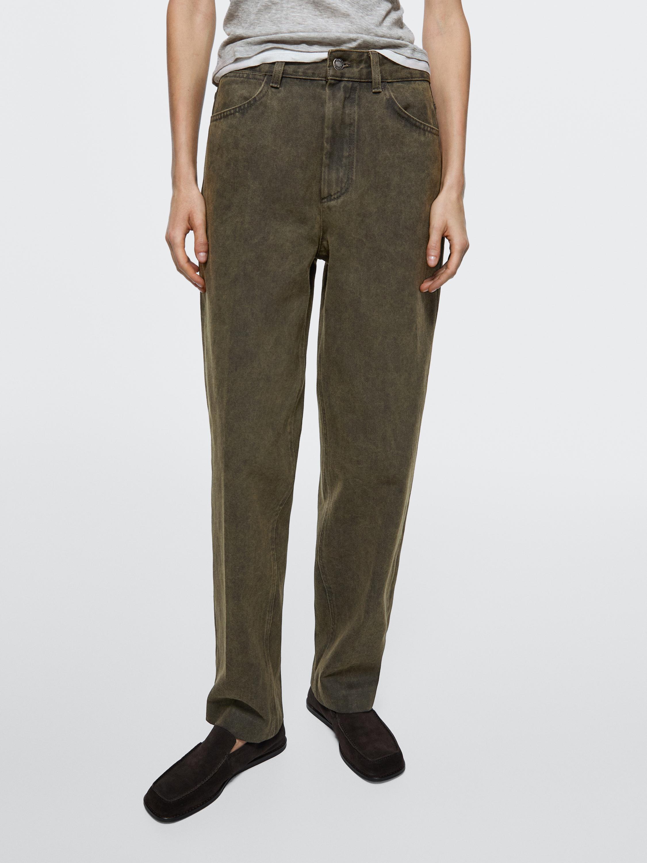 Mid-rise balloon fit jeans